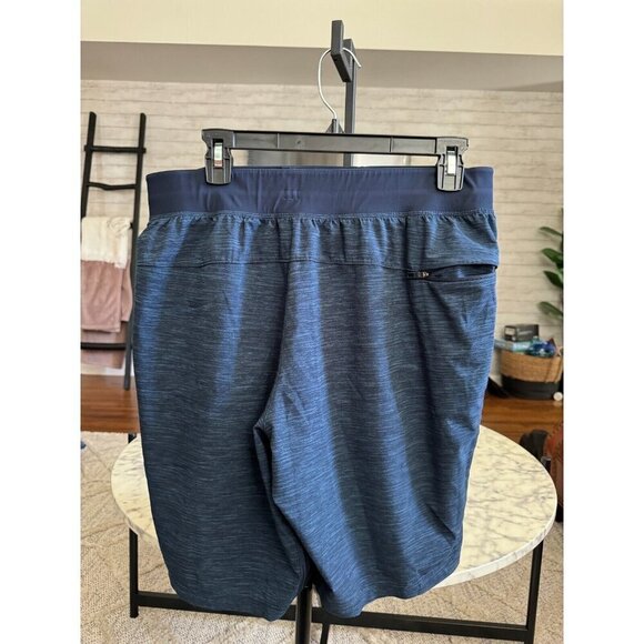 Lululemon T.H.E. Short *9" Updated Heather Allover Iron Blue True Navy Size L - Picture 4 of 6